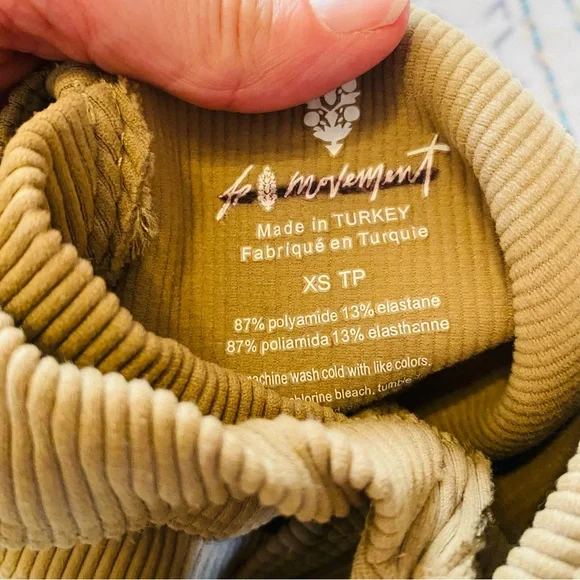 Free People Movement Free Throw Ribbed Onesie Jumpsuit in Mushroom Tan XS - Picture 8 of 8